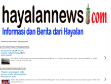 Tablet Screenshot of hayalannews.com